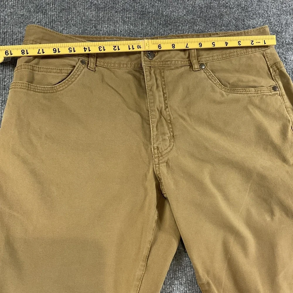 G.H. Bass & Co Pants Mens 36x30 Brown Khaki Casual Workwear Straight Utility Cot